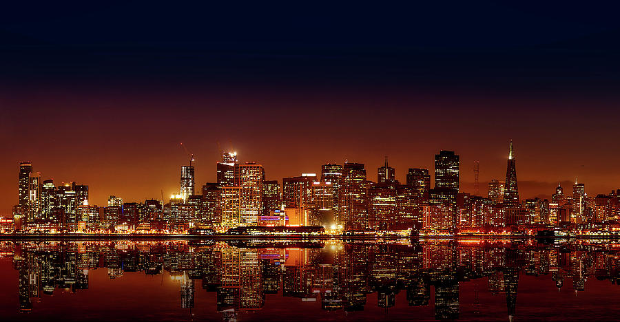 Lights of San Francisco Photograph by Mountain Dreams