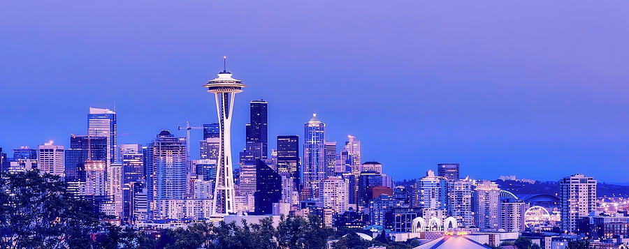 Lights Of Seattle Photograph by Mountain Dreams