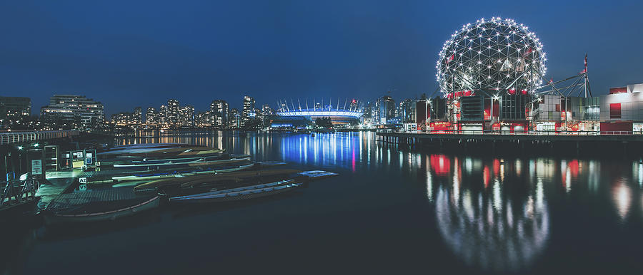 Lights Of Vancouver Photograph by Mountain Dreams