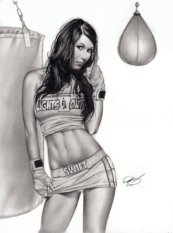 Lights Out Drawing by Pete Tapang