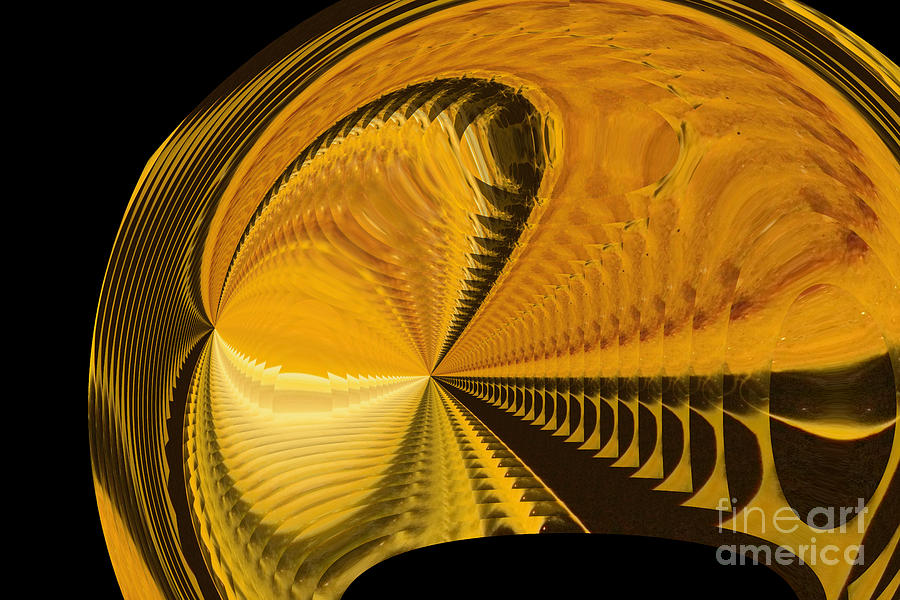 Like digital ripples abstract Photograph by Jeff Swan