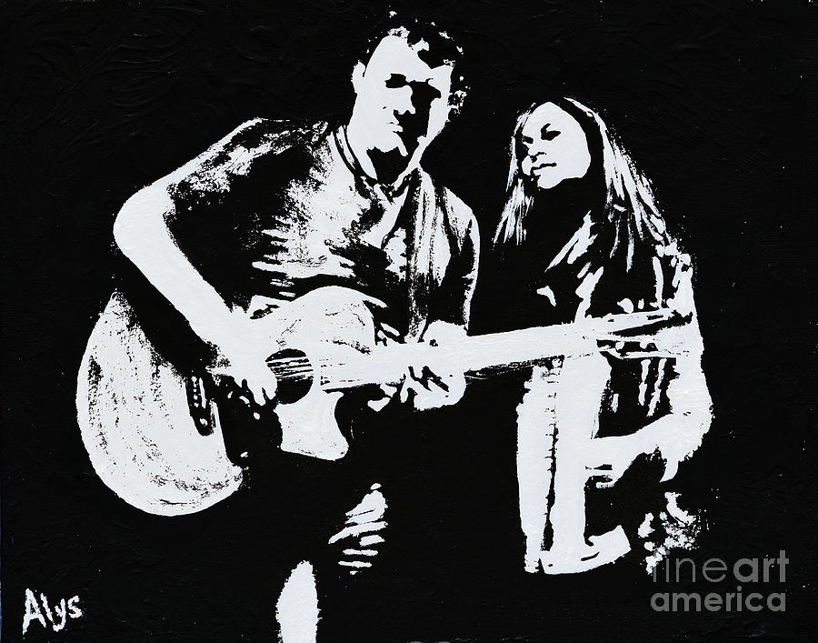 Like Johnny And June Painting by Alys Caviness-Gober