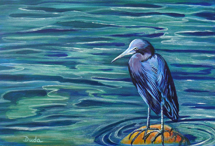 Looking For Lunch  #2 Painting by Susan Duda