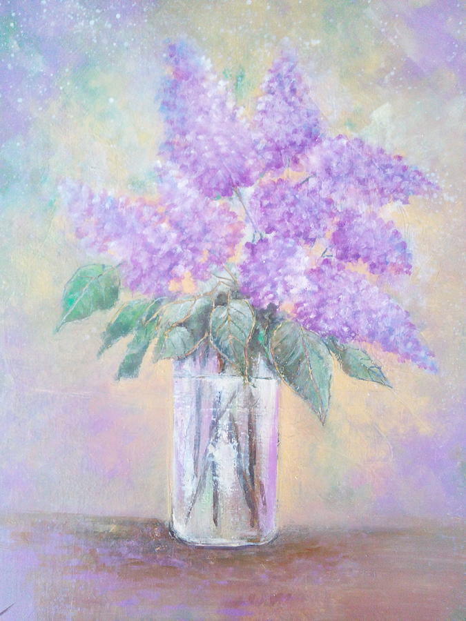 Lilac 1 Painting By Yuliya Raj - Fine Art America