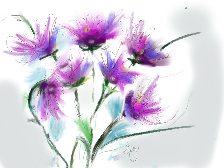 Lilac Breeze Digital Art by Bonny Butler