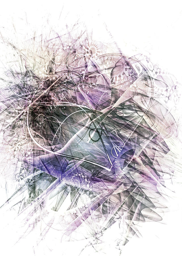 Abstract Photograph - Lilac Eternal by David Hughes