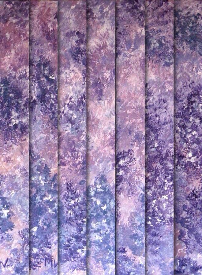 Lilac panels Digital Art by Megan Walsh