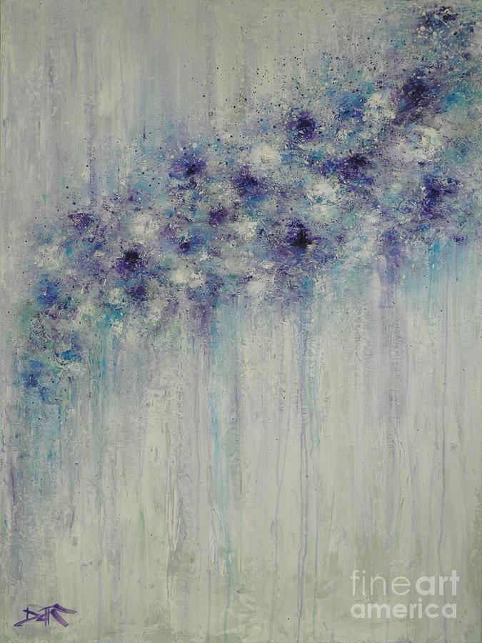 Lilac Rain Painting by Dan Campbell