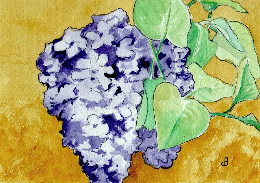 Lilacs Painting by Brenda Owen