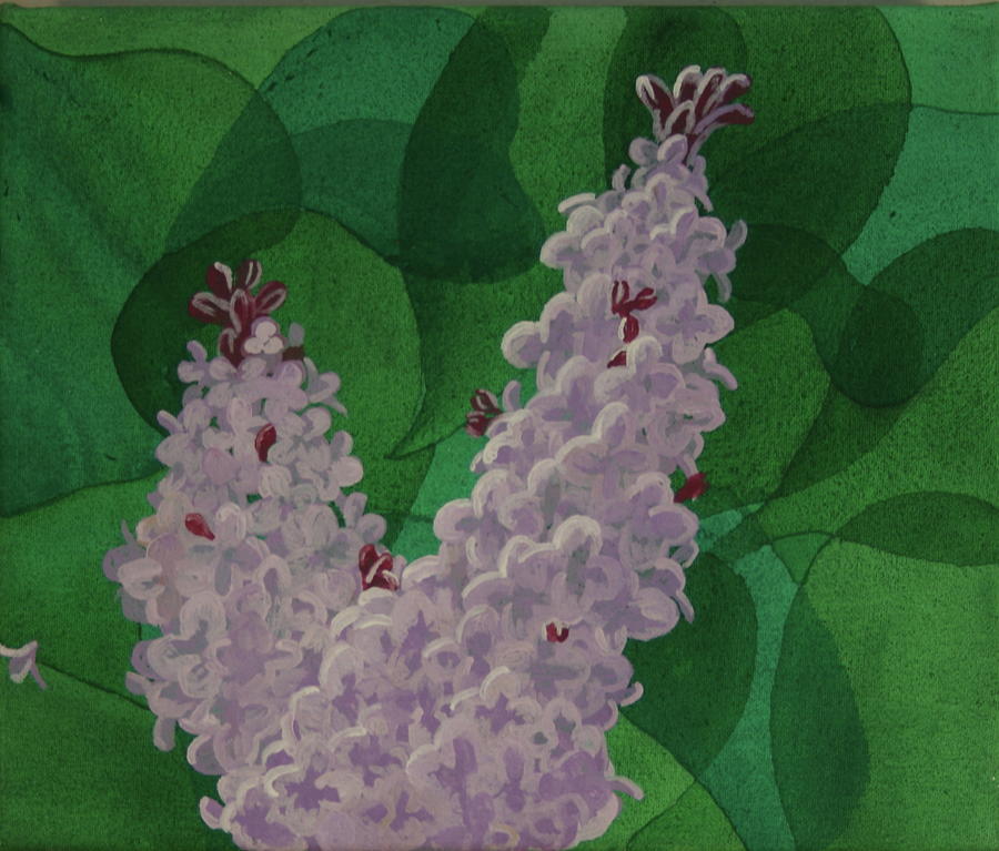 Lilacs Painting by Paul Amaranto