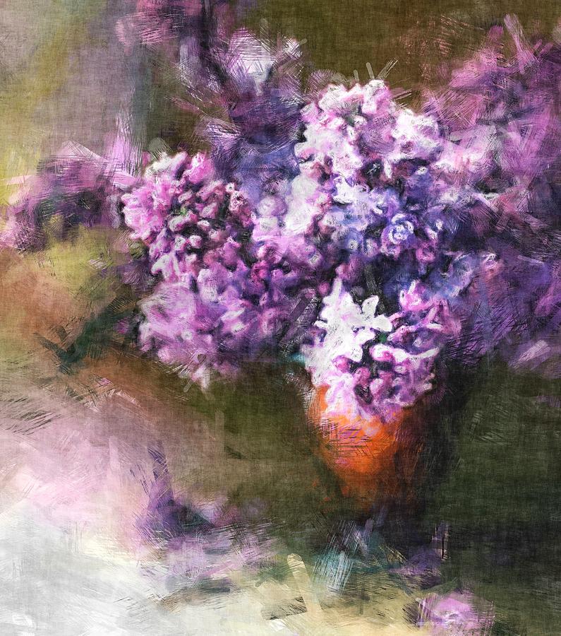 Lilacs Digital Art by Tanya Gordeeva