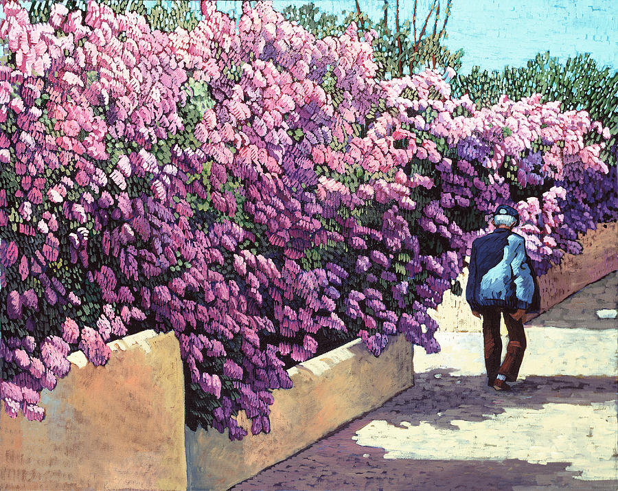 Lilas de Taos Painting by Donna Clair