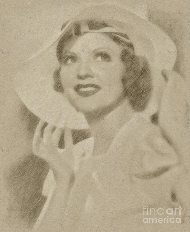 Lilian Bond, Actress Drawing