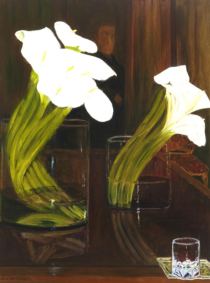 Lilies 1 Painting by Robert Silverton