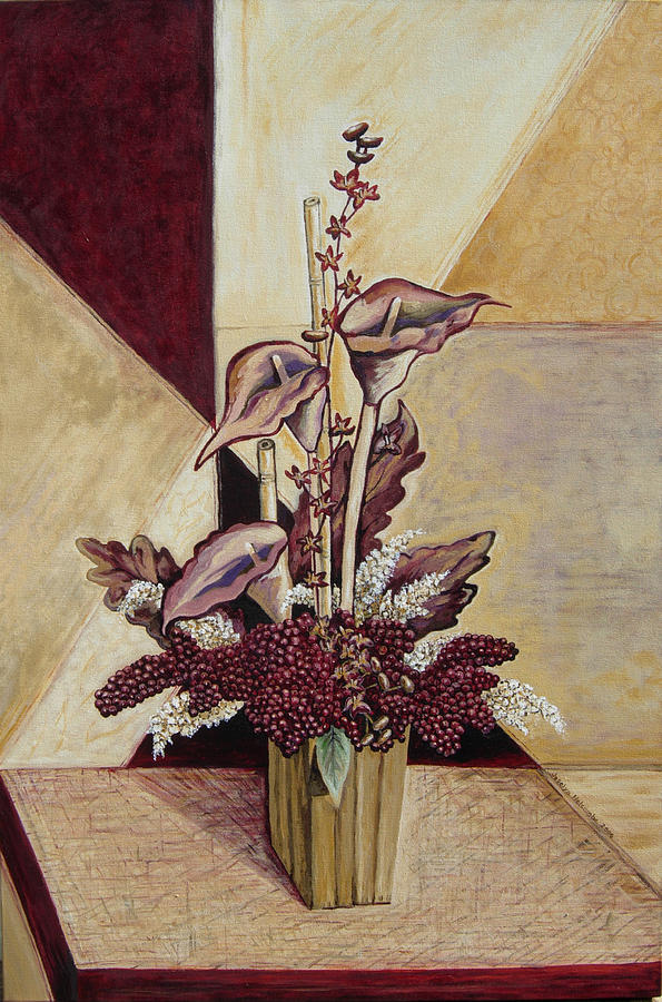 Lilies and Berries by Joselyn Holcombe Lilies and Berries by Joselyn Holcombe