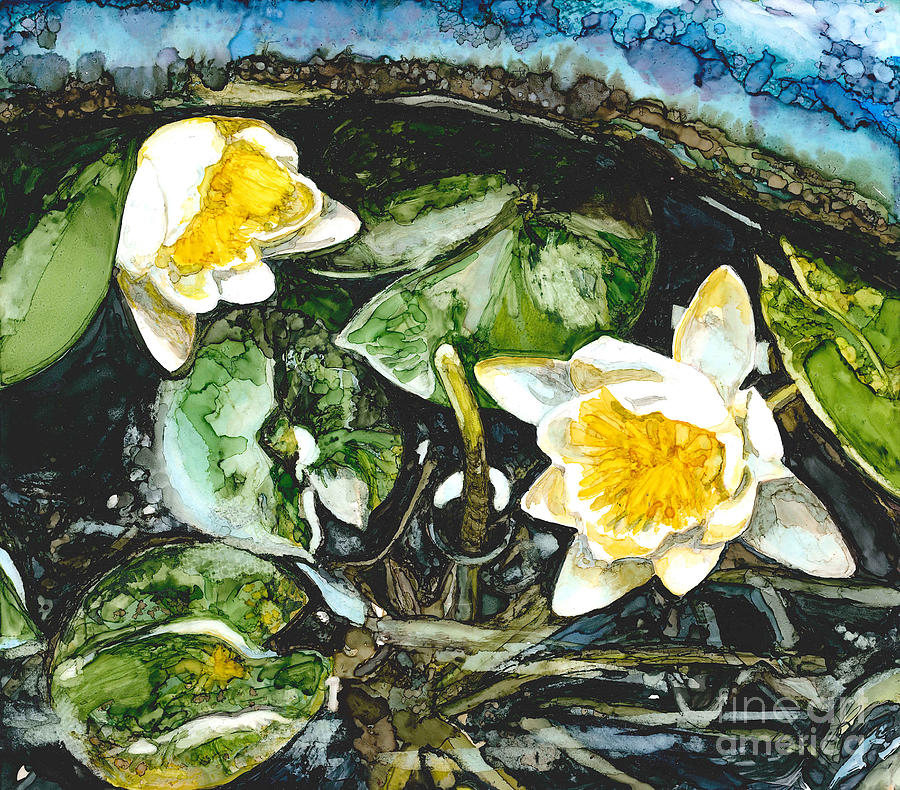 Lilies in a Pot Painting by Vicki Baun Barry