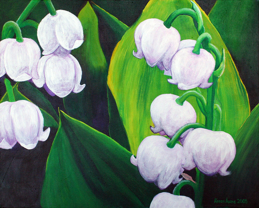 lily of the valley paintings