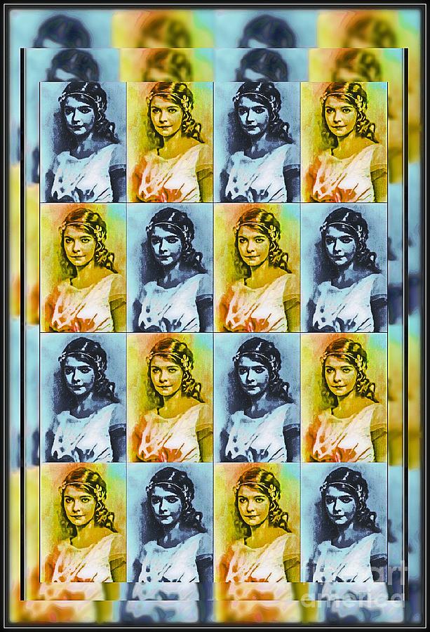 Lillian Gish Actress - Pop Art Mixed Media by Ian Gledhill