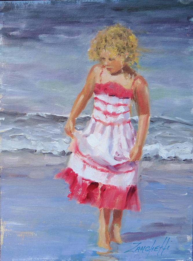 Summer Painting - Lillian by Laura Lee Zanghetti