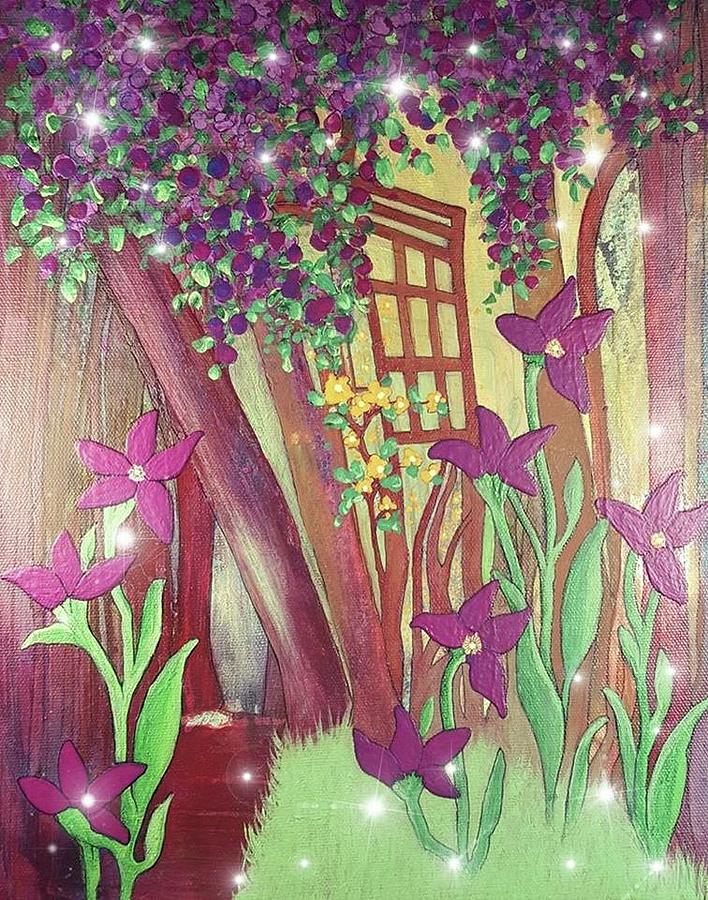 Lillies and Sugarplums Painting by Cynthia Silverman