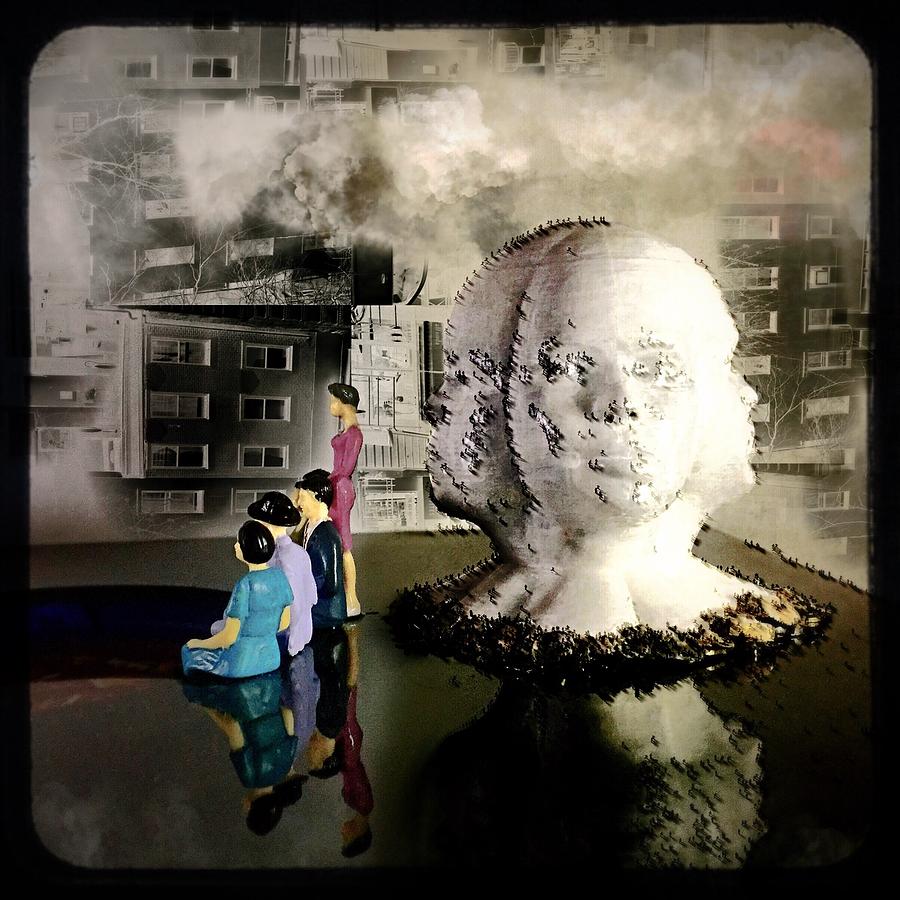 Small Digital Art - Lilliput in Wasteland by Maxim Tzinman Small Digital Art - Lilliput in Wasteland by Maxim Tzinman