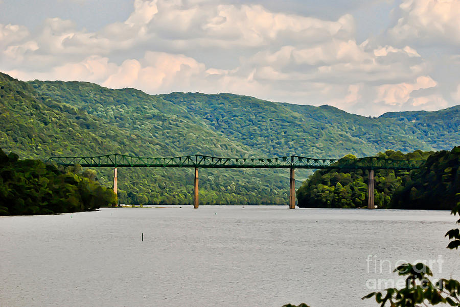Lilly Bridge - Hinton West Virginia Photograph by Kerri Farley