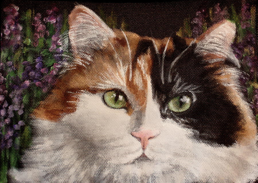 Lilly Painting by Carol Russell