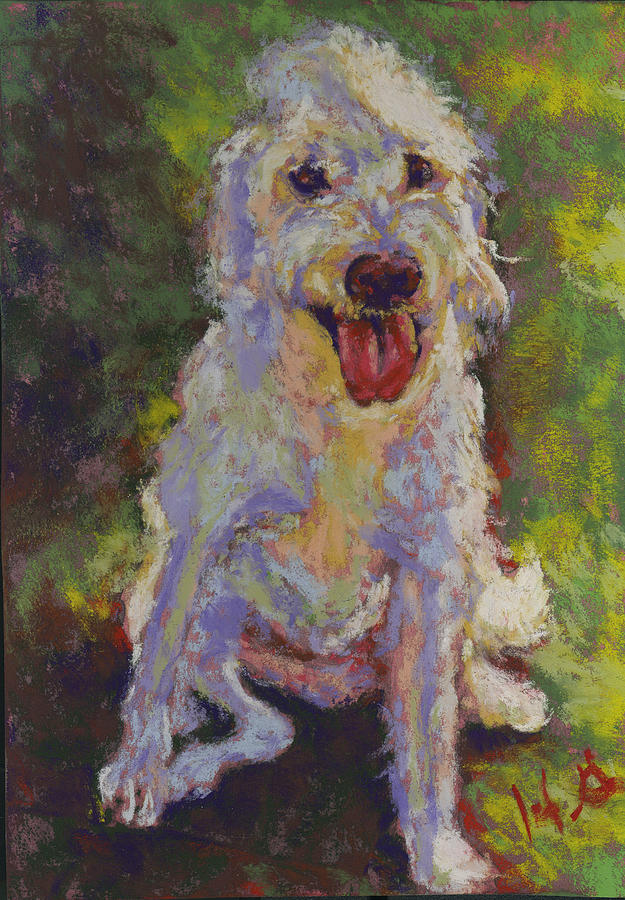 Dog Painting - Lilly by Hillary Gross