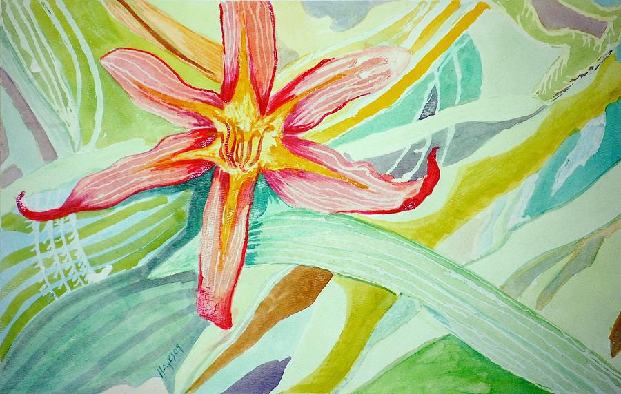 Lilly  Painting by Jame Hayes