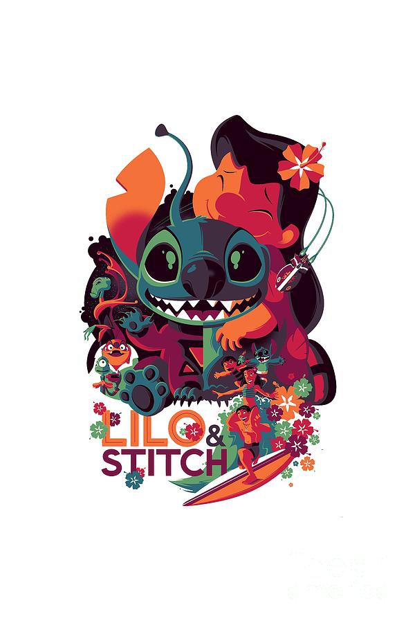 Stitch Art Print