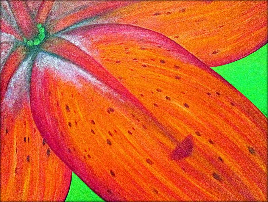 Lily Painting by Caryn Morris