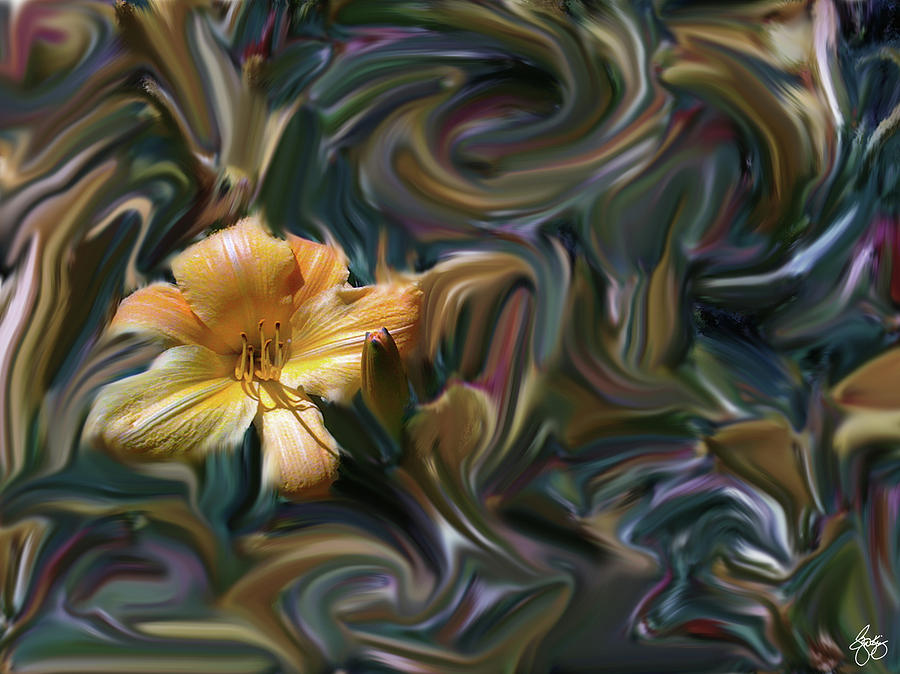 Lily Chaos Muted Photograph by Wayne King