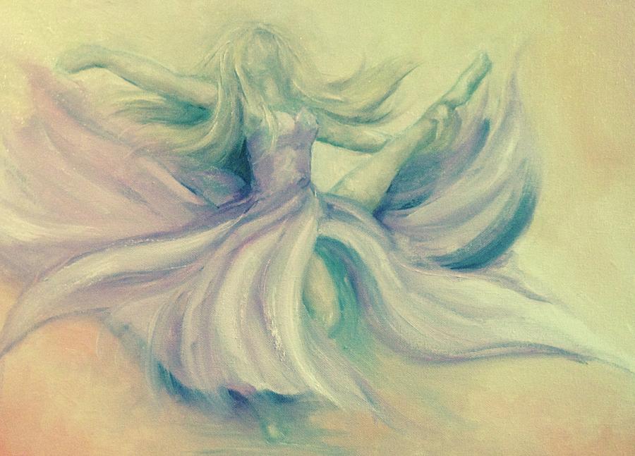 Lily in Flight Painting by Susan L Sistrunk - Fine Art America