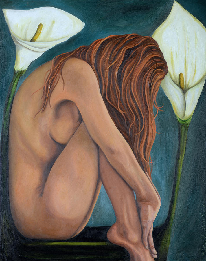 Lily Painting by Leah Saulnier The Painting Maniac