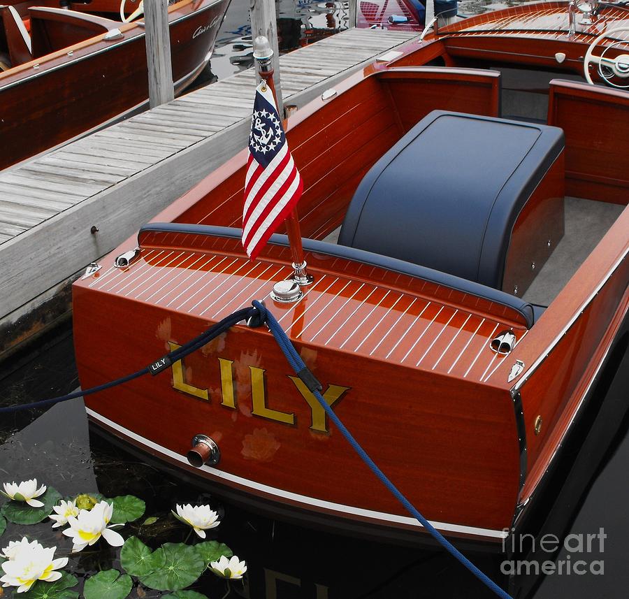 Boat Photograph - Lily by Neil Zimmerman