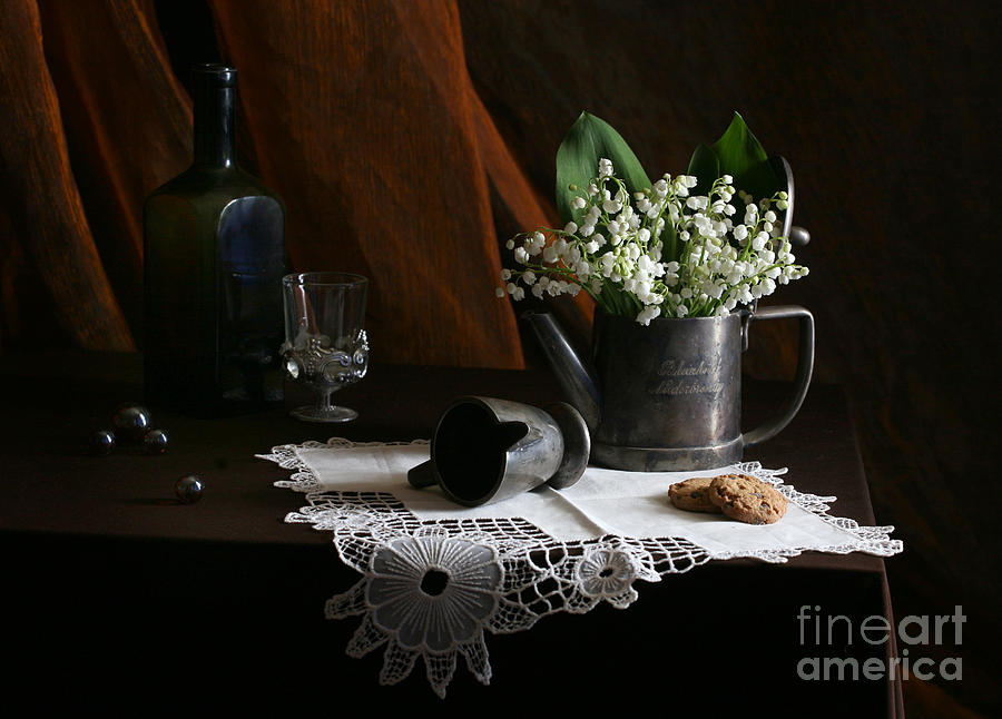 Flowers Still Life Photograph - Lily of the valley by Matild Balogh