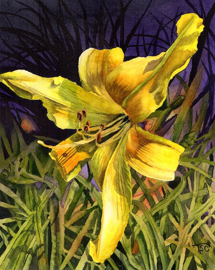 Lily on Display Painting by Tammy Crawford
