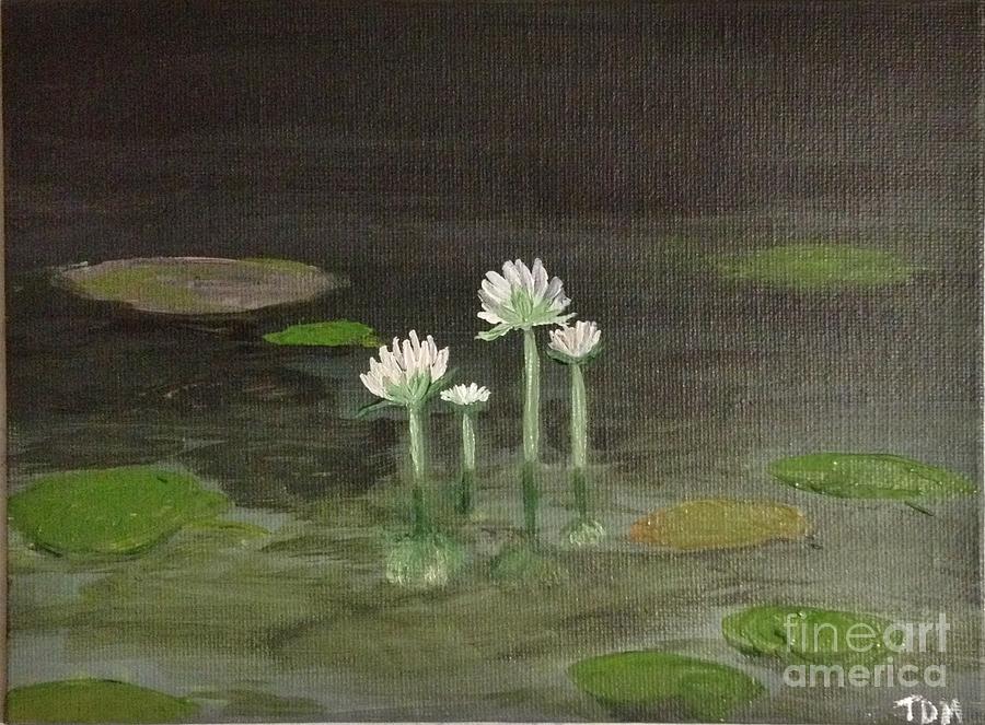 Lily Pad Pond Painting by Mesa Teresita - Fine Art America