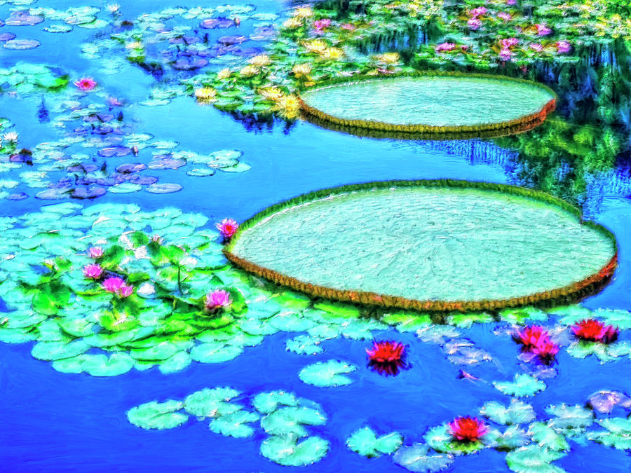 Lily Pond 2 Painting by Dominic Piperata
