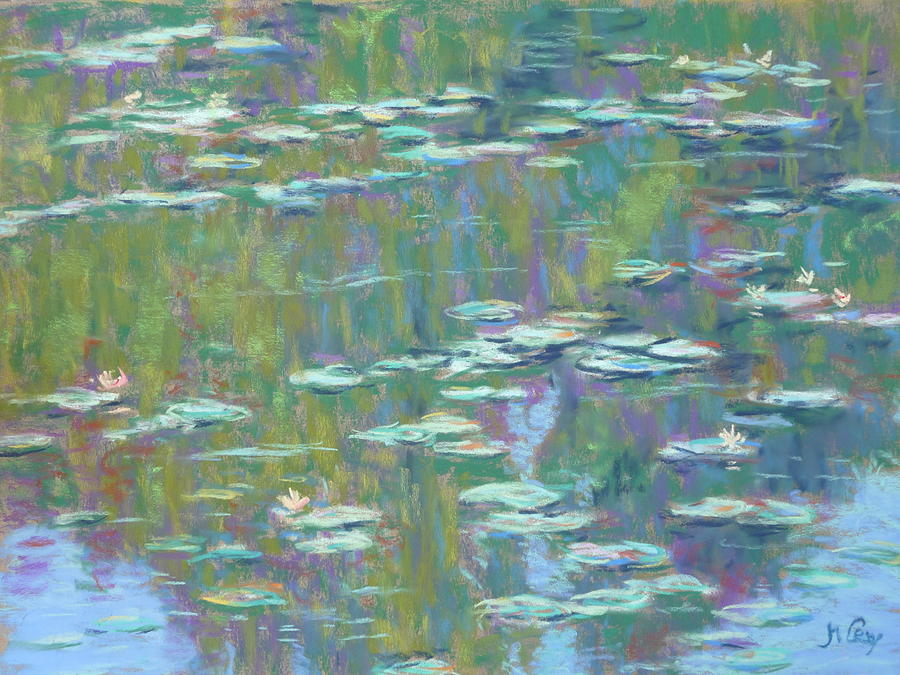 Lily Pond 2 Painting by Michael Camp