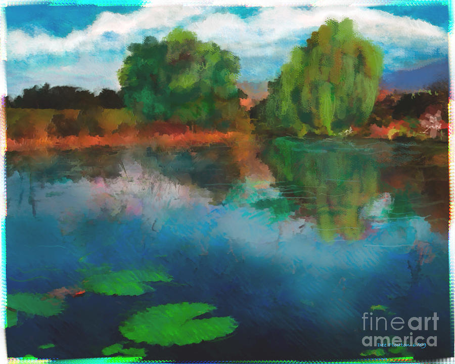 Pond Photograph - Lily Pond a la Torrie by Dee Flouton
