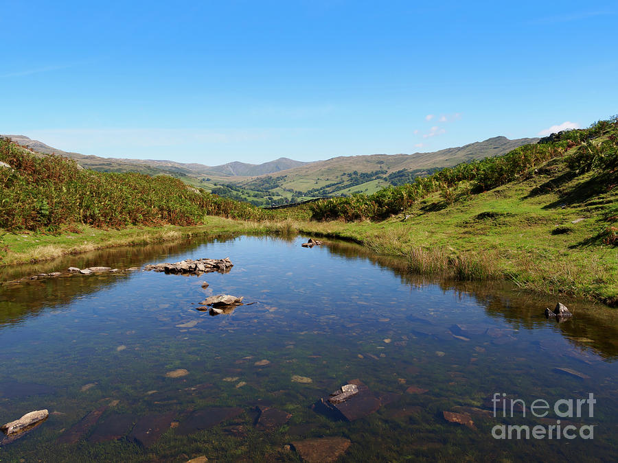 Lake District National Park Photograph - Lily Tarn on Loughrigg Fell Lake District by Louise Heusinkveld