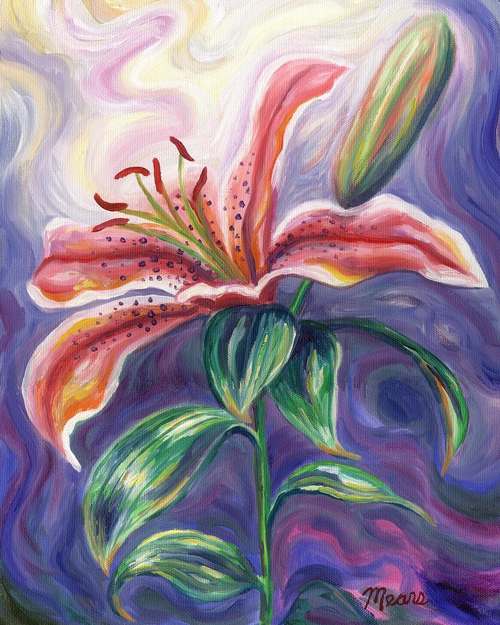 Lily Painting - Lily Two by Linda Mears