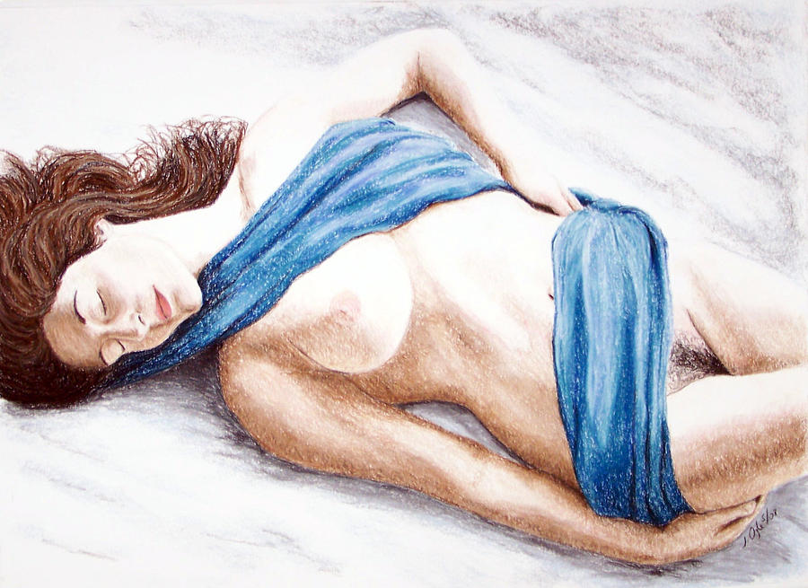 Nude Painting - Lily-When Angels Sleep by Joseph Ogle