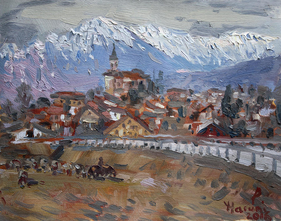Limana, Belluno, Italy Painting by Ylli Haruni