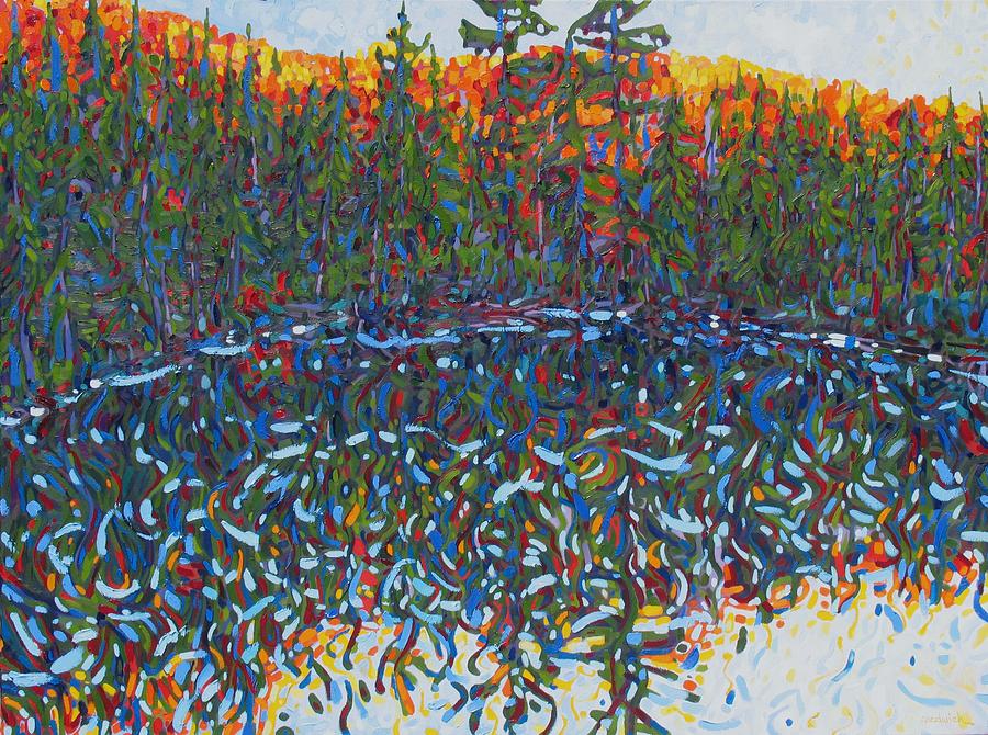 Limber  Lost in Algonquin Painting by Phil Chadwick