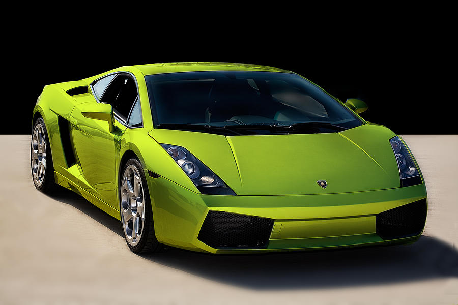Lime-Borghini Photograph by Peter Tellone