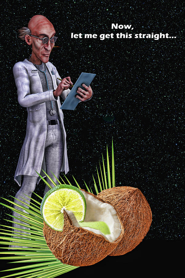 Lime in the Coconut Digital Art by John Haldane