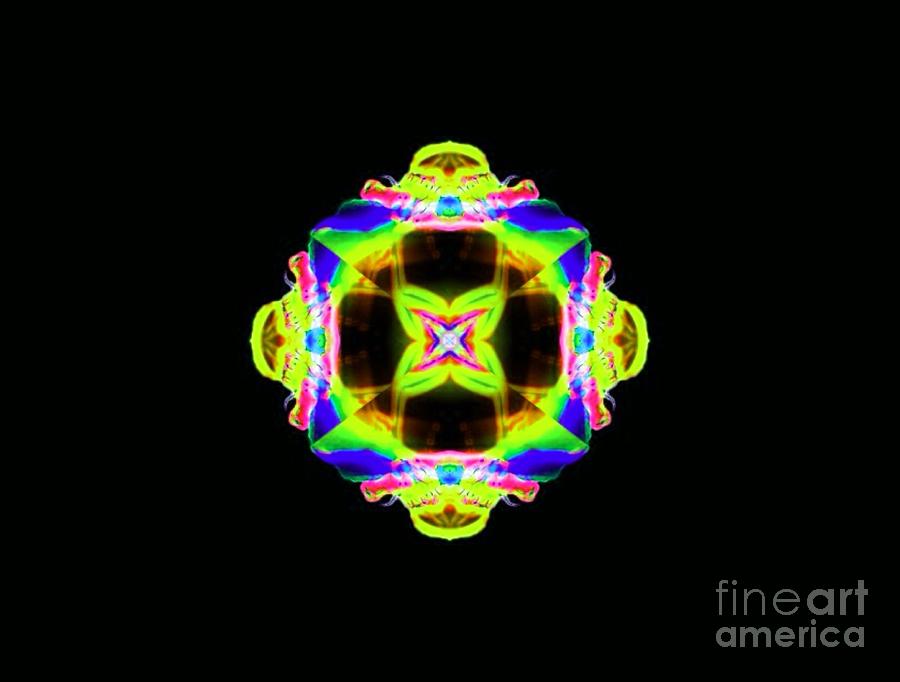Abstract Digital Art - Lime Juice by Lorles Lifestyles