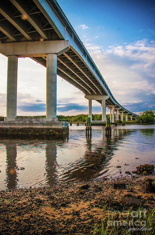 Limehouse Bridge over Stono River Photograph by Yvette Wilson